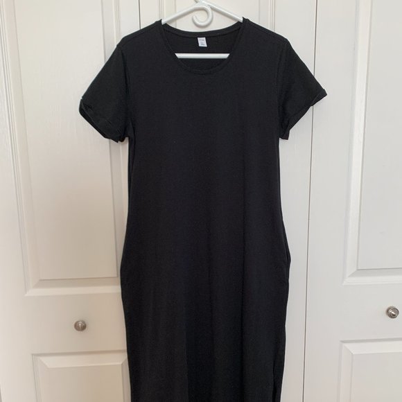 Black Old Navy Maxi/Midi Dress - Picture 1 of 5